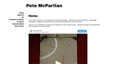 Desktop Screenshot of petemcpartlan.co.uk