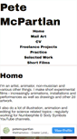 Mobile Screenshot of petemcpartlan.co.uk